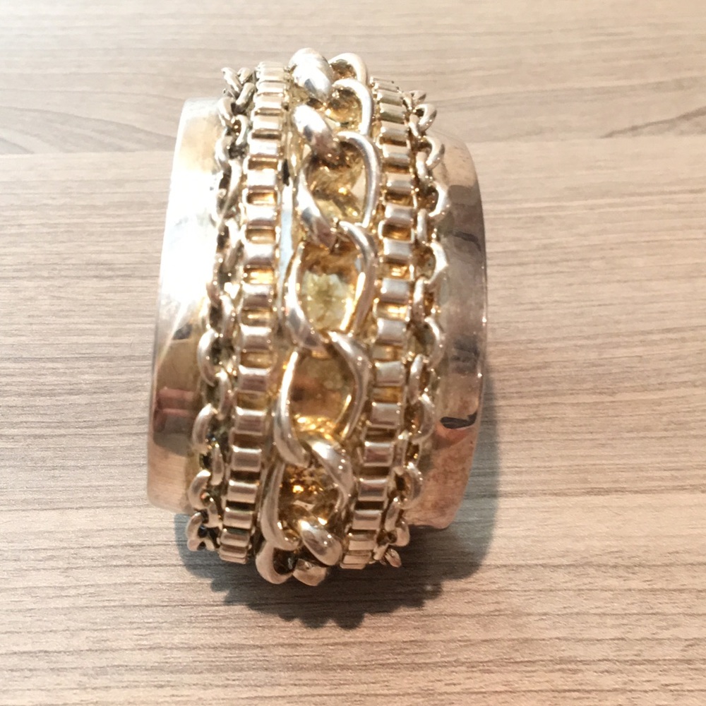 Silver cuff bracelet
